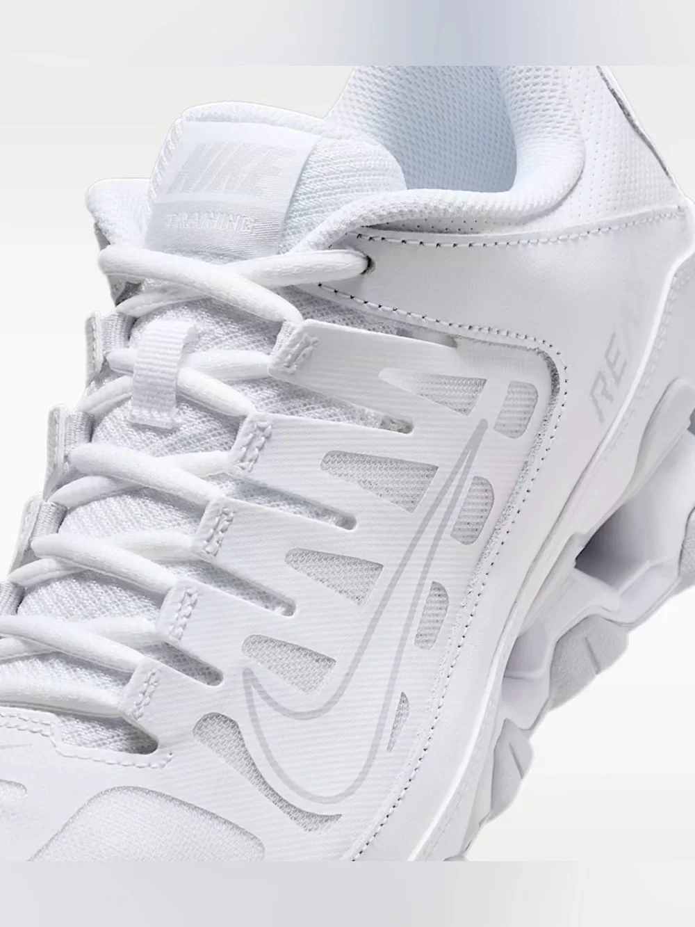 Women’s NIKE REAX 8 TR MESH WHITE/WHITE-PURE PLATINUM